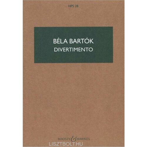 Bartók Béla: Divertimento - kispartitúra 145865777