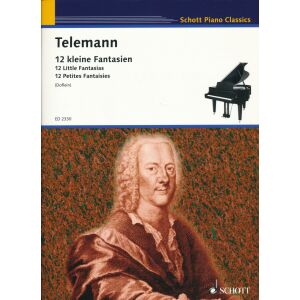 Georg Philipp Telemann: 12 kleine Fantasien - zongorára 145865892 - Művészet & Építészet