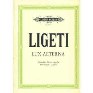 Ligeti György: Lux Aeterna - Mixed choir a cappella 145866436 - Művészet & Építészet