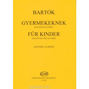Bartók Béla: Gyermekeknek gitárra 145866468 - Kotta