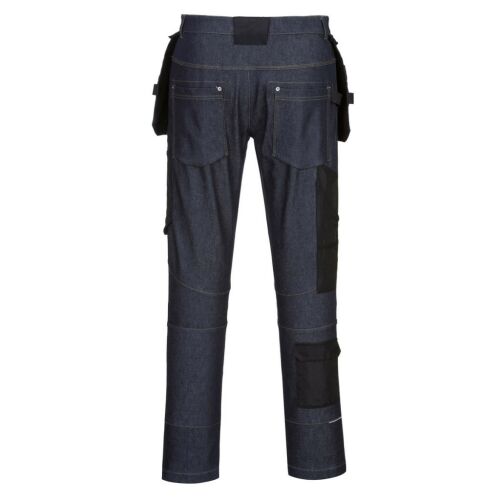 KX342 KX Holster munkásnadrág, hátsó nézet, tartós farmer munkaruha - Munkásnadrág
