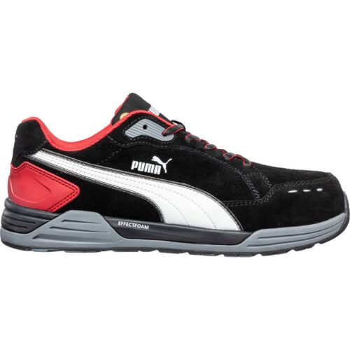 Puma Airtwist Blk Red low S3S ESD FO HRO SR munkavédelmi cipő 145883934