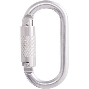 Kratos acél karabiner, negyedfordulatos zárral, 16mm nyitótávolsággal 145886603 - Kratos