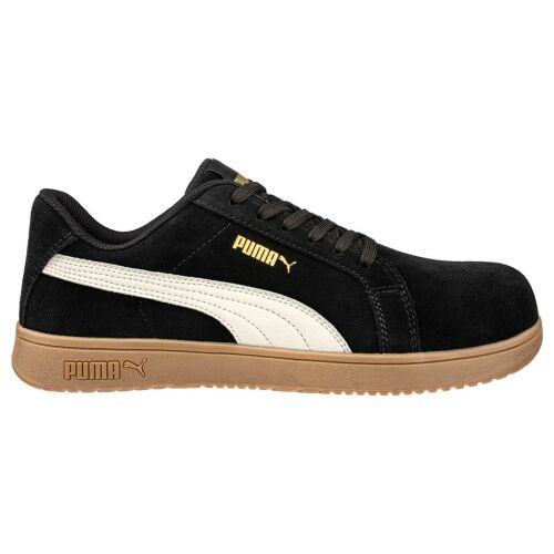 Puma Iconic BLK/Gum Low S1PL ESD FO HRO SR munkavédelmi cipő 145886737