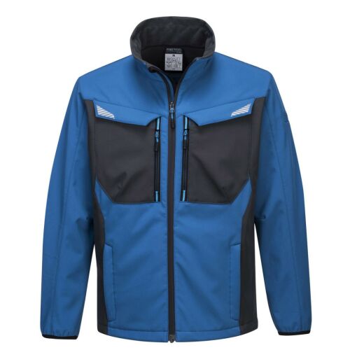 Portwest T750 WX3 Softshell dzseki - Kék és szürke munkakabát - Munkakabát