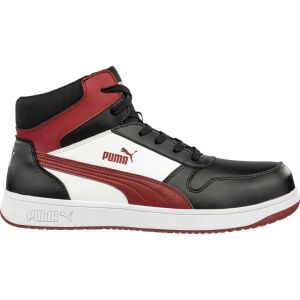 Puma Frontcourt BLK/WHT/RED Mid S3L ESD FO HRO SR munkavédelmi bakancs 145889850 - Munkavédelem