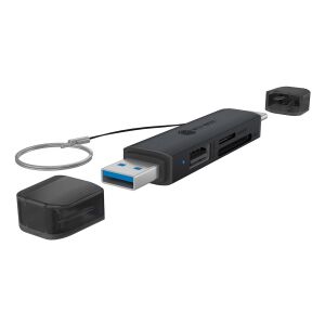 ICY BOX IB-CR203-CU3 3in1 USB-A/C 3.2 Külső Kártyaolvasó 145908562 - Külső kártyaolvasó