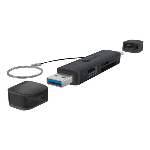ICY BOX IB-CR203-CU3 3in1 USB-A/C 3.2 Külső Kártyaolvasó 145908562
