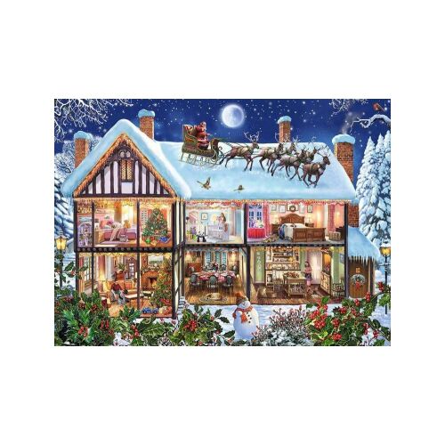 Ravensburger 100 db-os XXL puzzle - Karácsony otthon (12996) 145919578 - Puzzle és kirakó