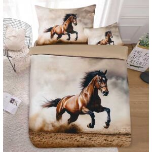 Ágyneműhuzat Animals új barna lovas 3 részes 145925572 - Ágynemű - ifjúsági és felnőtt