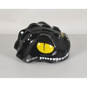 BICIKLIS sisak DINO gyerek tarajos FEKETE