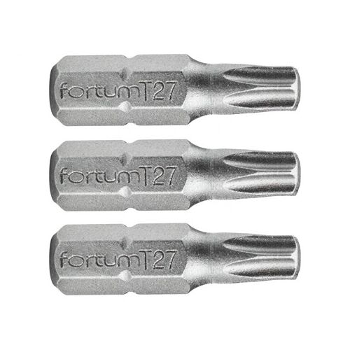 Fortum BEHAJTÓHEGY TORX, 3 DB, S2 ACÉL, T 45×25MM 4741445