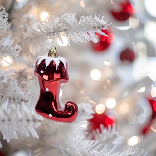 Family 58588 Karácsonyfadísz - fényes csizma - 8 x 6 x 4 cm 145930630