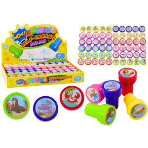 Dekoratív bélyegek 12 víziállat minta 6 színben