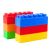 Nagyméretű építőkockák készlet táskában, színes, 28,5x9x9 cm, 6 db. 145932938