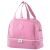 Hőszigetelő reggelizőtáska állítható pánttal, rózsaszín 27cm 145933121
