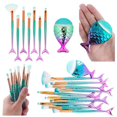 Mermaid Tail sminkecset készlet lila-zöld 8db. 145933151