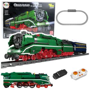 Építőelemek Távirányított gőzmozdony RC 2348 el. 145933279 - Lean Toys