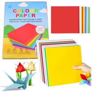 Színes Díszpapír A4 Kézműves Kártya Nyomtatáshoz 100 db