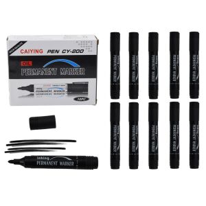 Tartós jelölőkészlet vízálló fekete 10 db.