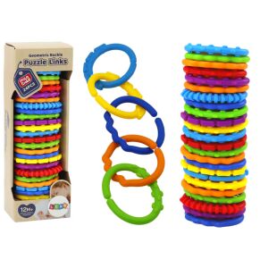 Színes érzékszervi karkötők babáknak, 24 darab 145933895 - Lean Toys