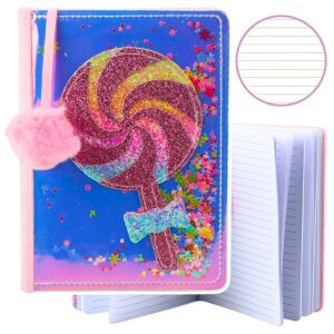 Notebook Notebook Lined Lollipop Konfetti Holografikus A5 80 Lap