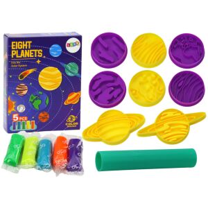 Műanyag készlet Play-Doh 8 Planets formákból, 5 színből