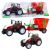 Mezőgazdasági traktor Utánfutós takarmánykeverővel Piros 60cm 145934347