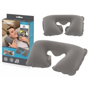 Felfújható utazópárna 46 x 28 cm Croissant Grey Bestway 67006
