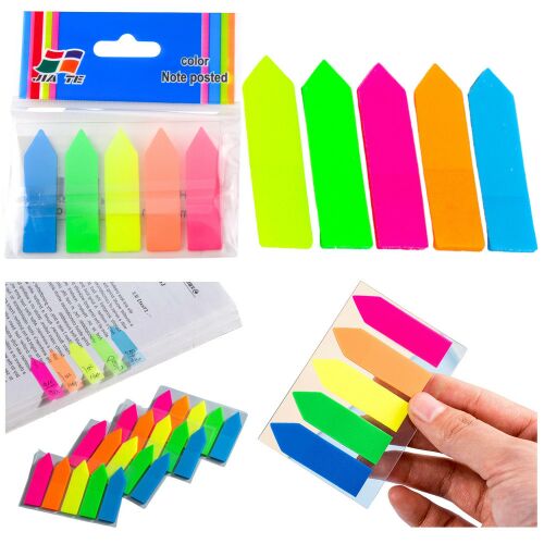 Öntapadó színes nyilak indexkártyák 45x12mm 145934595