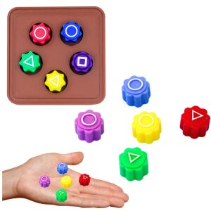 Kocka a Gonggi Hacele Squid Games játékhoz Arcade Game Base 5db B 145934691 - Lean Toys