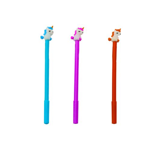 Unicorn golyóstoll fekete kupak utántöltő keverék lila narancssárga 0,5 mm 145934908