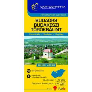Budaörs - Budakeszi - Törökbálint  Várostérkép 1:15000 45489590 