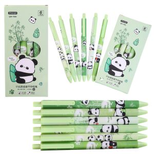 Panda bambusz toll készlet zöld fekete tinta 0,5mm 6db