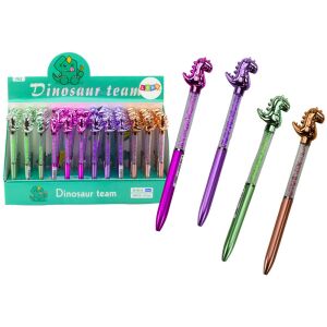 Dinoszaurusz golyóstoll gyémánt kék utántöltő 0,7 mm keverék