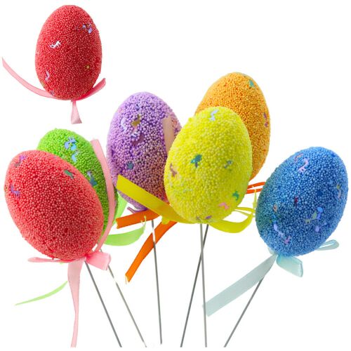 Húsvéti tojások dróttal Pick Színes jegyzetek szalagdísz 6db 145937922