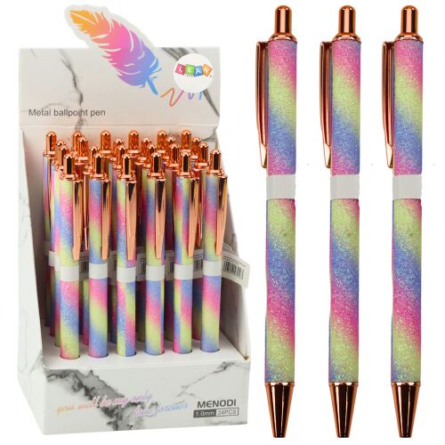 Fém golyóstoll automatikus csillogó kék tinta 1,0 mm 145937948