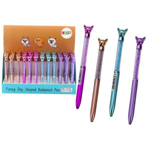 Golyóstoll Dog Diamonds Blue Refill 0,7 mm-es keverékkel