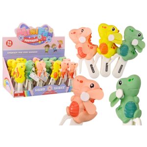 Kézi szélmalom dinoszaurusz mini szélkerék gyerekeknek 3 színben
