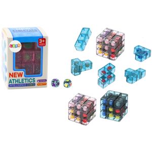 Logic Blocks Puzzle Puzzle Cube játék Pink