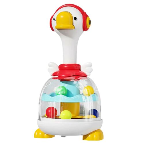 Vörös Lúd pörgettyű labdákkal kisgyermekeknek