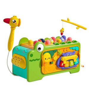 Krokodil interaktív oktatási kocka többfunkciós hangok