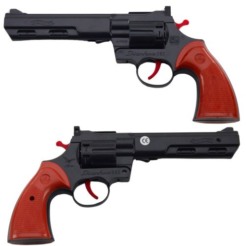 Cap Revolver Gun Prop Shot Sound Fekete 145940061