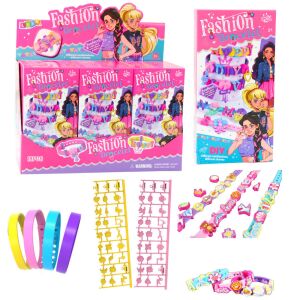 DIY karkötő készlet medálok betűmintás 4 állítható karkötő