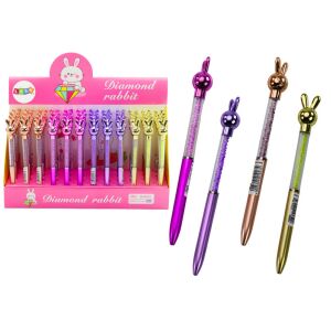 Golyóstoll Hare Diamonds Blue utántöltővel, 0,7 mm keverék