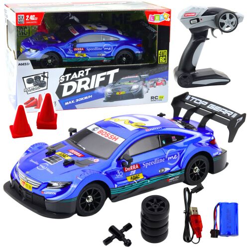 Drift RC Autó Távirányítóval és Tartozékokkal