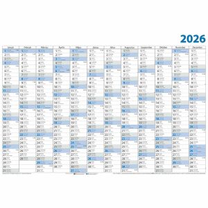 Dayliner plakátnaptár karton csomagolásban