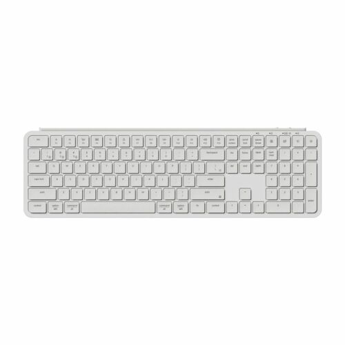Ultra Slim Keychron B6 Pro 2.4G vezeték nélküli billentyűzet (fehér) [B6P-K8]. 145964053