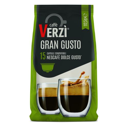 caffé VERZÍ Dolce Gusto capsule GRAN GUSTO - kapszula 15db-os 145964755