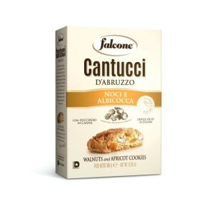 Falcone Cantucci Noci e Albicocca, sárgabarackos-diós ropogós keksz 180g 145965004 - Keksz